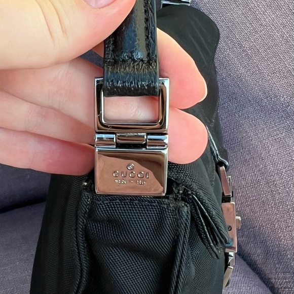 Gucci Jackie Shoulder Bag Nylon Leather - Picture 4 of 9